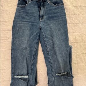 Abercrombie 90s straight high-rise curve love jeans